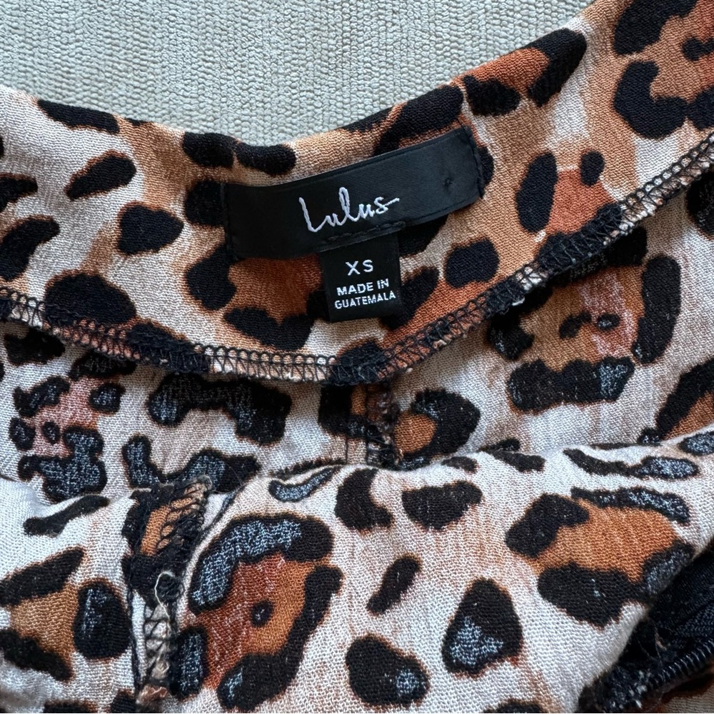 Lulus Leopard Print Skort - Picture 9 of 14